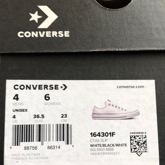 Converse Chuck Taylor All Star Laceless (uni-sex) Size 6 (NWT) - Picture 10 of 13